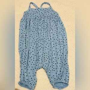 Kate Quinn Blue Polka Dot Bodysuit